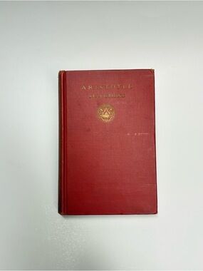 Vintage Aristotle Selections Collectible from 1938 Hardcover Edited By Ross W.D.